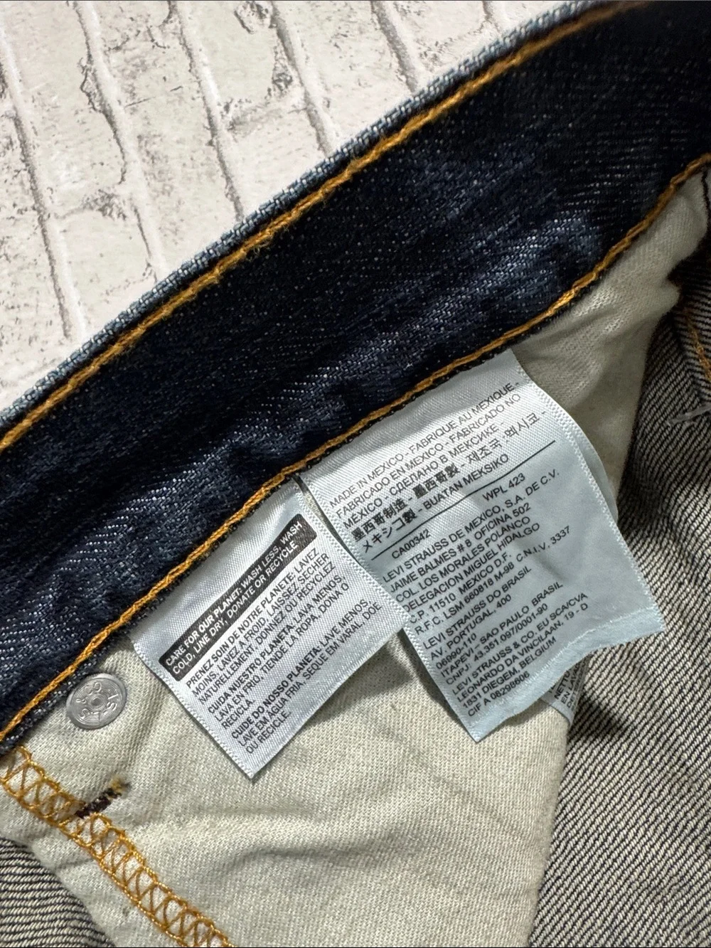 NEW Levi’s mens 38x34 relaxed fit 550 loose denim blue jeans NWT $70